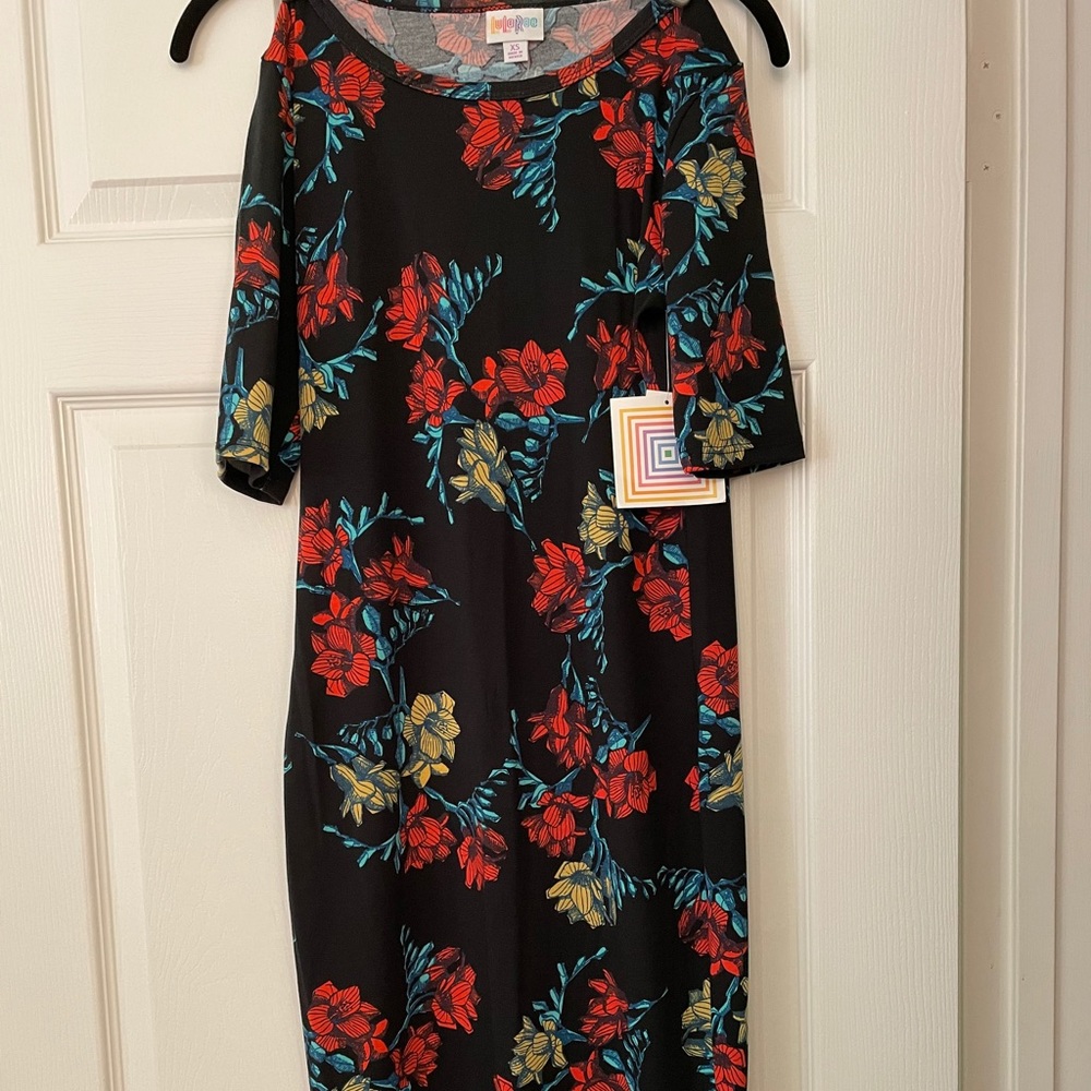 Lularoe floral Julia dress.